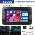 7" 32G Android 13 Autoradio Carplay Navi RDS Für VW GOLF 5 6 Touran Caddy Jetta