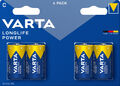 4 x VARTA Batterien Baby C LR14 Alkaline 1.5V Longlife Power