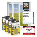 EASYmaxx Insektenschutz Fenster 4er Set 150x130 Fliegen Gitter Mücken Netz