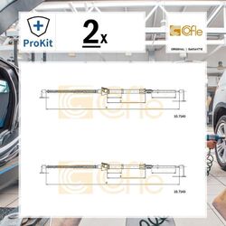 2x ORIGINAL® Cofle Seilzug, Feststellbremse Links, Rechts für VW Up Skoda