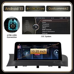 Für BMW X3 F25 X4 F26 Autoradio Stereo 4G Android 13 8+256GB Carplay GPS Navi