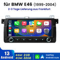 8" Android 13 Carplay Autoradio GPS WiFi Für BMW 3er E46 M3 Rover 75 MGZT 2+32GB