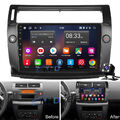 Android 13 Autoradio GPS NAVI WIFI RDS +Kamera Für Citroen C4 2004-2009/C-QUATRE