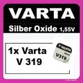 1x V319 Uhren-Batterie Knopfzelle SR64 SR527 VARTA Neu