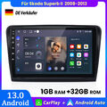 Für Skoda Superb II 2008-2013 Carplay Android 13 Autoradio GPS NAVI BT WIFI DAB+