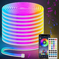 Neon LED Strip Streifen RGB Flex Schlauch diffus Lichtband Dimmbar APP 5-20M DHL