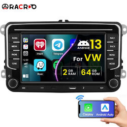 Für VW Tiguan 2007-2015 T5 Android 13 Autoradio GPS Navi WIFI USB Carplay 2+64GB