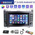 2+32G Carplay Android 12 Autoradio DAB Für Mercedes Benz B Klasse W169 W245 Vito