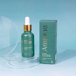 Ammuri Retinol Serum 5% mit Apfelstamm Hyaluronsäure für dunkle Kreise, Akne &