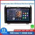 Für Mercedes Benz W169 W245 W639 Vito Autoradio Carplay GPS NAVI Android 13 WIFI