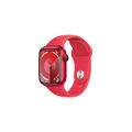 Apple Watch Series 9 GPS 41mm RED Aluminiumgehäuse mit rotem Sportband - M/L