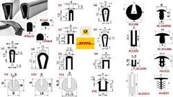 Fassung Kantenschutz T Profil Keder Gummi Band U Kantenschutzprofil Klemm EPDM