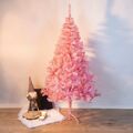 Weihnachtsbaum Christbaum Tannenbaum künstlich mit Metallständer 180cm rosa pink