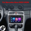 Für Mercedes Benz C CLK Klasse W203 W209 Autoradio Android 13.0 GPS Navi +Kamera