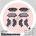 ZIMMERMANN Bremsbelagsatz Scheibenbremse 23417.150.2 für OPEL COMBO ASTRA ZAFIRA