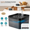 Trinkbrunnen für Katze 2.2L Mit 6 Filters Automatische LED Wasserbrunnen