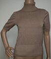 K Collection Keilbach Rollkragen Strick Shirt, Pullover Gr S  in Beige Neu