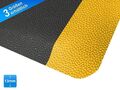 Anti-Ermüdungsmatte Arbeitsplatzmatte Schutz Heavy-Duty Soft-Tritt Schwarz-Gelb