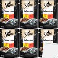 Sheba Selection in Sauce mit Huhn Rind 6er Pack 6x85g Packung usy Block