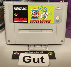 Tiny Toon Adventures: Buster Busts Loose ! - SNES Super Nintendo PAL Version