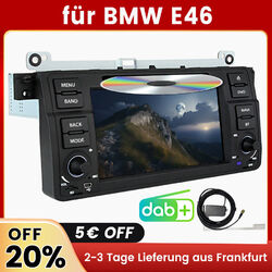 7" 2din Autoradio DAB+ Bluetooth GPS NAVI CD DVD FM Für BMW E46 3er 318 320 325