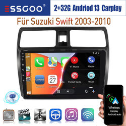 Android 13 Autoradio 32G Für SUZUKI SWIFT III 2005-2010 GPS NAVI Carplay RDS IPS