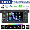 2+64G Für BMW E46 3er 318 320 325 M3 7" Autoradio Android 13.0 GPS Navi RDS WIFI