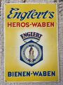 Blechschild Englert's Bienen Waben "Heros-Waben" / Englert Schild