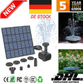 Solarpumpe Solar Springbrunnen Fontäne Gartenbrunnen Teichpumpe Wasserspiel