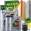 MANN INSPEKTIONSPAKET+7L LIQUI MOLY 5W-30 MOTORÖL passend für VW T5 T6 2.0 BiTDI