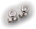 Neu Damen Ohrringe Ohrstecker Weißgold 585 Brillant 0,20 ct 5 mm Gold Diamant