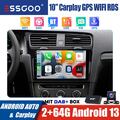 DAB+ Android 13 Autoradio 64G Apple CarPlay Für Golf 7 2013-2017 GPS Navi SWC BT