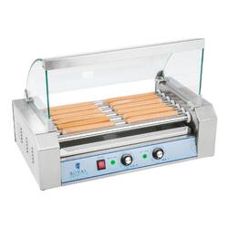 Hot Dog Maker Grill Hot Dog Gerät Hotdog Rollen Grill Edelstahl 1400 W 7 Rollen