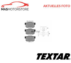 SATZ BREMSBELÄGE BREMSKLÖTZE HINTEN TEXTAR 2172001 A FÜR HONDA CIVIC VIII