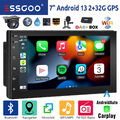 DAB+ Autoradio 2 DIN Android 13 32G Carplay GPS NAVI RDS BT WIFI Mikrofon Kamera