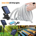 Solar Neon LED Stripe Außen 2835 Leiste Streifen Band Licht Garten Wasserdicht