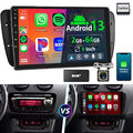 DAB+ Für Seat Ibiza MK IV 6J 2009-2013 KAM Autoradio GPS Carplay Android13 2+64G