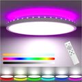 28W LED Deckenleuchte Deckenlampe Dimmbar mit Fernbedienung Wohnzimmer Lampe RGB