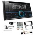 Kenwood 2-DIN Receiver Autoradio Bluetooth DAB+ für Seat Ibiza IV piano Canbus