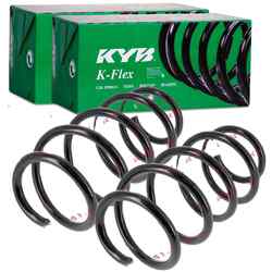 2X KYB K-FLEX FAHRWERKSFEDERN VORNE PASSEND FÜR AUDI A3 LINKS+RECHTS