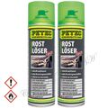 2x PETEC Rostlöser Rostentferner Rostlöser MoS2 Petec 2x500ml Spray 