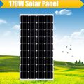 170W Solarpanel Solarmodul 12V/18V 170Watt Monokristallin für 12V Solarpanel-Kit