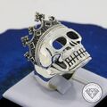 SONDERAKTION WERT 369,- THOMAS SABO Skull Totenkopf Ring 925 Silber Silver XXYY