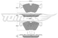 TOMEX Brakes Bremsbelagsatz, Scheibenbremse TX 17-33 für BMW