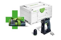 Festool Akku-Bohrschrauber CXS 18-Basic-3,0, 1x 3,0 Ah ohne Lader im Systainer