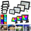 LED Strahler Außen Fluter mit bewegungsmelder 10W 30W 50W 100W RGB Flutlicht DHL