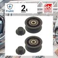 2x ORIGINAL® Febi Bilstein 49367 Umlenk-/Führungsrolle, Keilrippenriemen