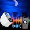 Bluetooth LED Polarlicht Projektor Nachtlicht Galaxy Lampe Musik Lautsprecher