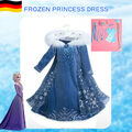 Anna Elsa Mädchen Prinzessin Kleid Kostüm Cosplay Party Outfit Kind Weihnachten