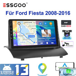 1+32GB Autoradio Carplay Android GPS NAVI DAB+ MIK KAM Für Ford Fiesta 2008-2016